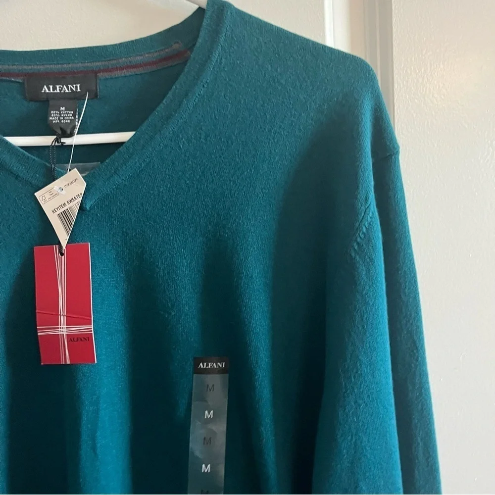 Alfani Teal Sweater men’s size Medium